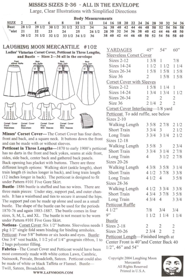 Browse Catalogue: Corset Patterns - Vena Cava Design